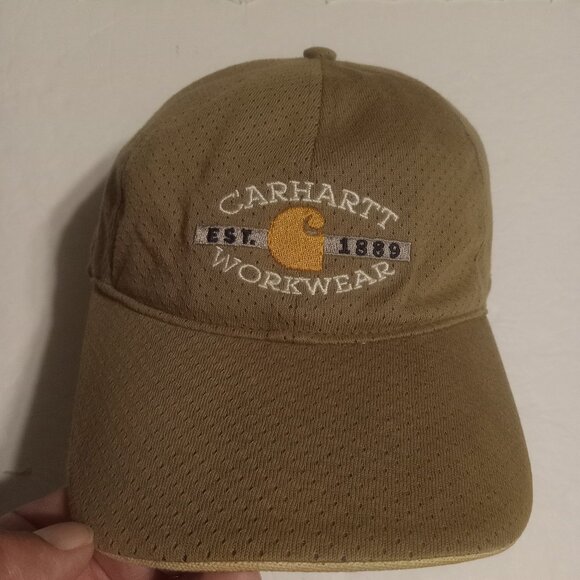 Carhartt Men's Tan Workwear Adjustable Hat/Cap - Picture 1 of 7
